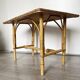 Vintage rattan coffee table