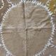 Vintage hand-embroidered tablecloth 137x147 cm