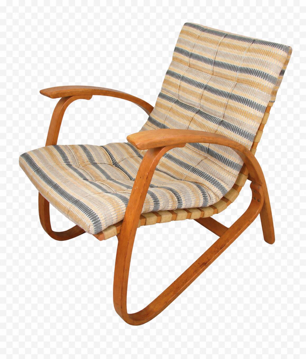 Jan Vaněk armchair, Závody Projekt, 1930s, Czechoslovak modernism