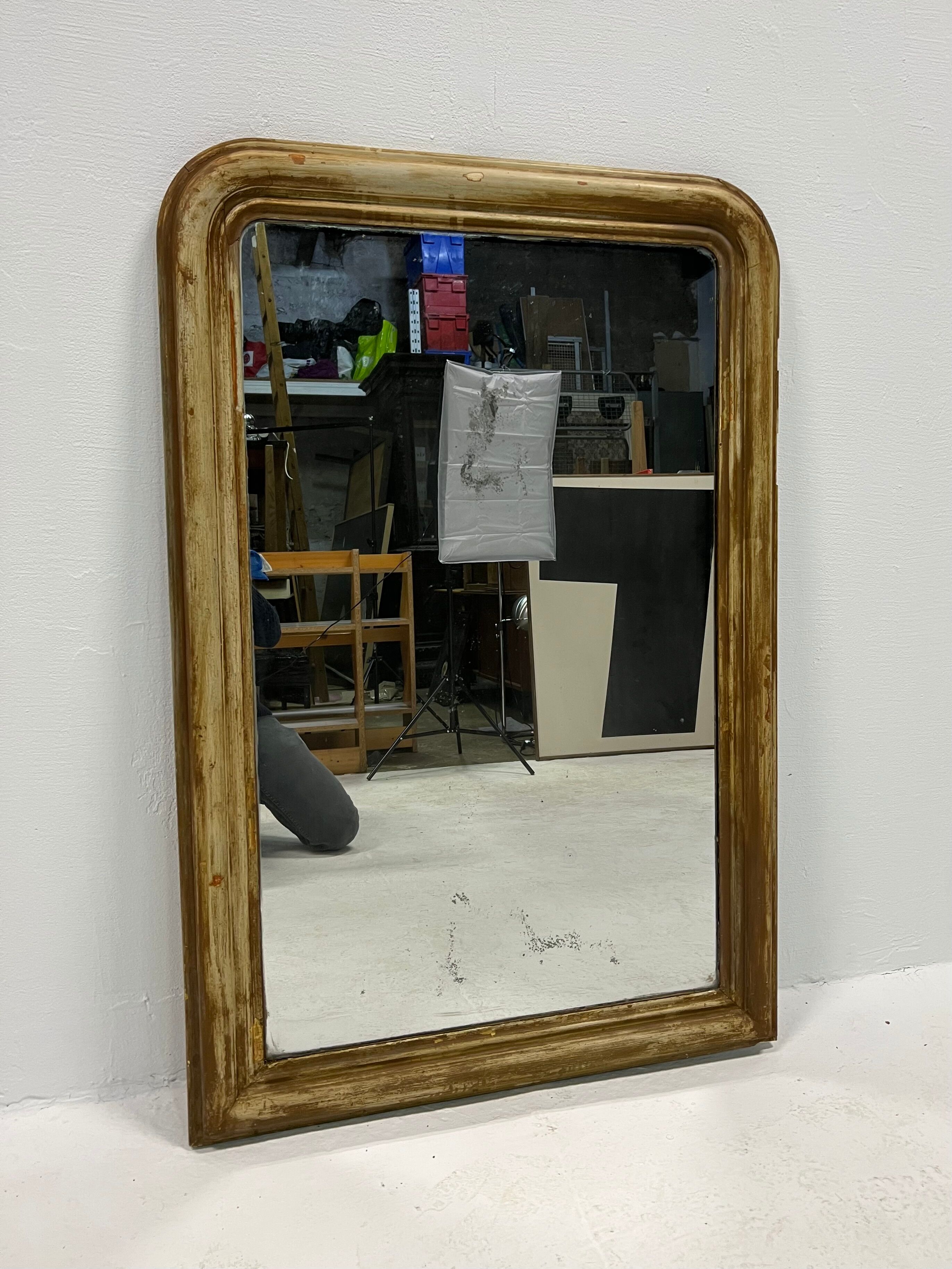 Louis Philippe mirror 108 X 66 cm, XIXth