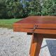 Extendable table with compass legs