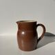 Brown ceramic pitcher H: 20 cm