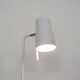 White metal floor lamp, 1960's