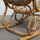 Bamboo rocking chair from the 50s/60s by Arco