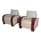 2 fauteuils style art deco