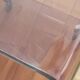 Rolling dessert trolley in Altuglas by Michel Dumas for Roche Bobois.