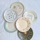 Henriot flat plates, Céranord, Sarreguemines Digoin