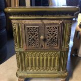 Ceramic stove, oven green earthenware