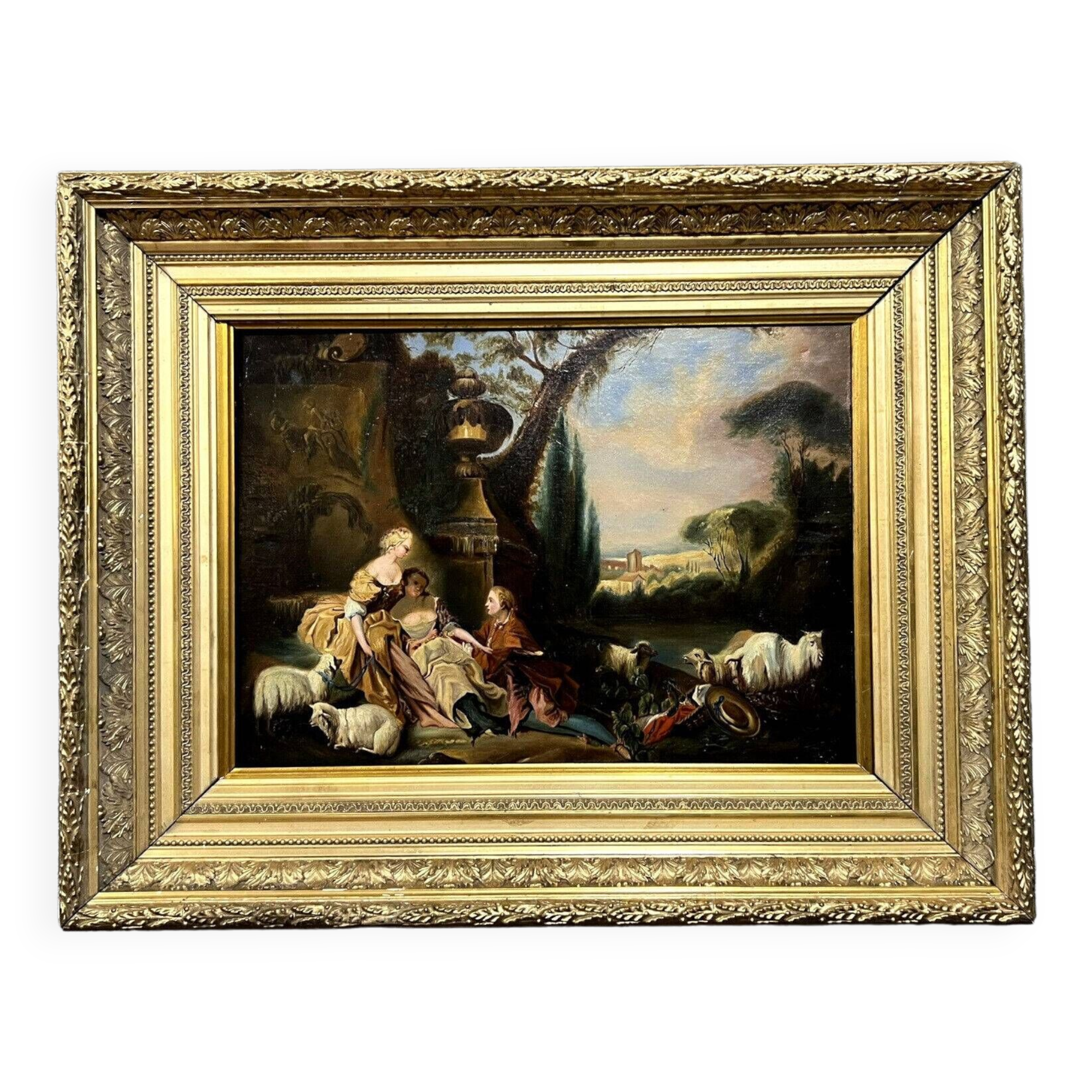 François Boucher (after): oil on canvas, 19th century