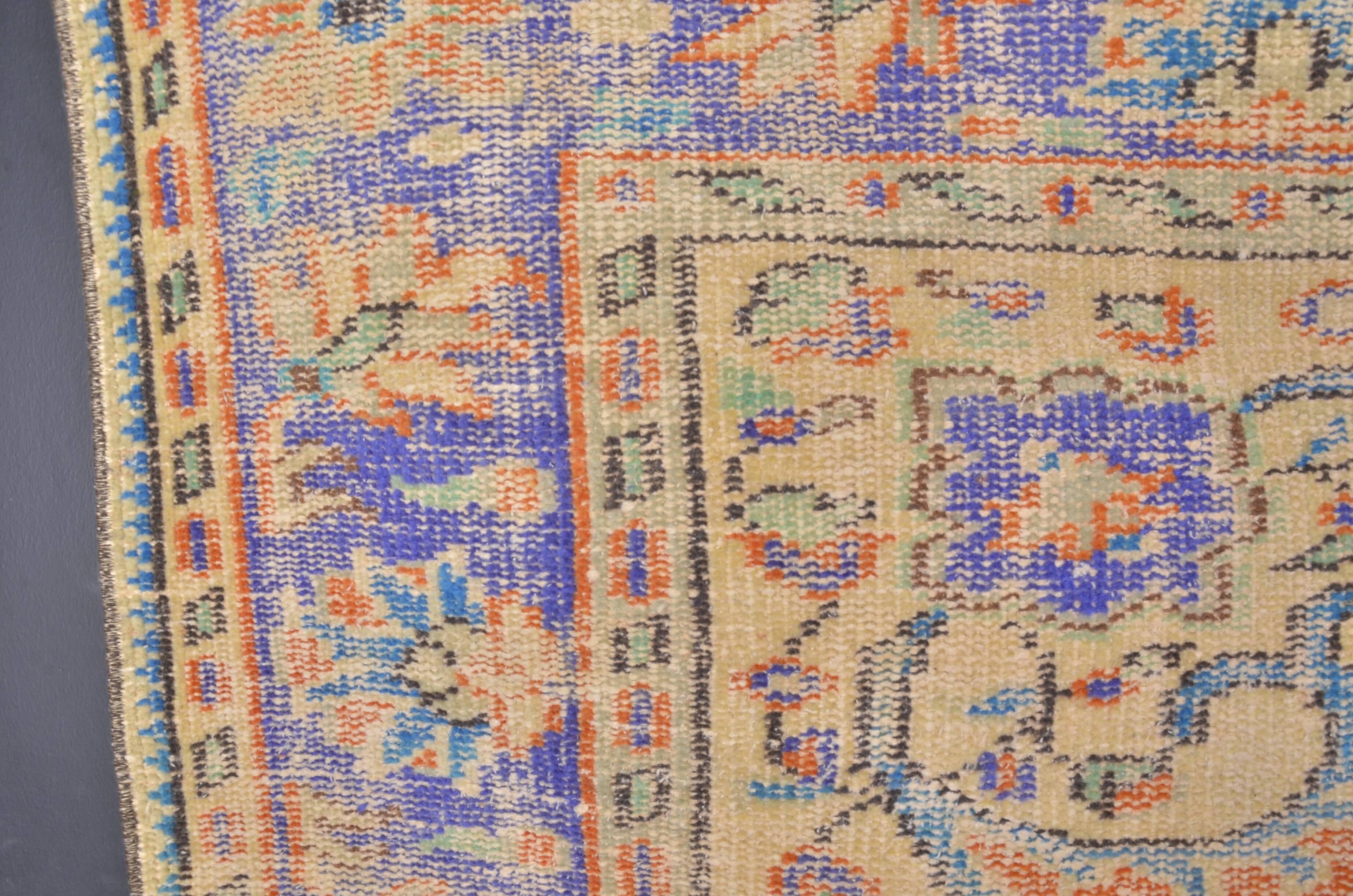 Vintage Oushak Wool Turkish Rug sku2304