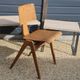 2 nesting tables chrome steel travertine