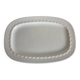 XL centerpiece dish with scalloped glazed earth Gien Pierre Motton 1980