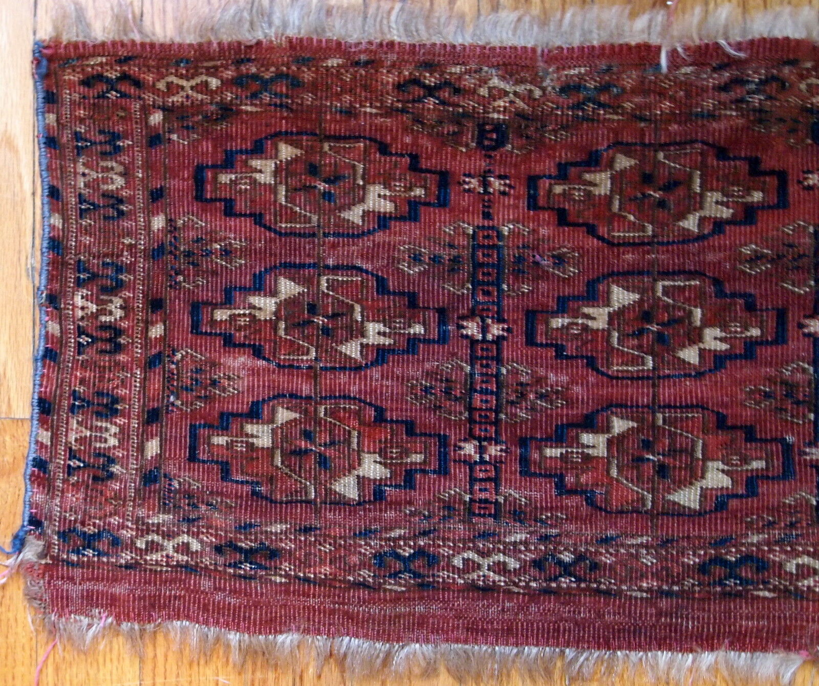 Tekke Turkmen Torba rug  30cm x 63cm