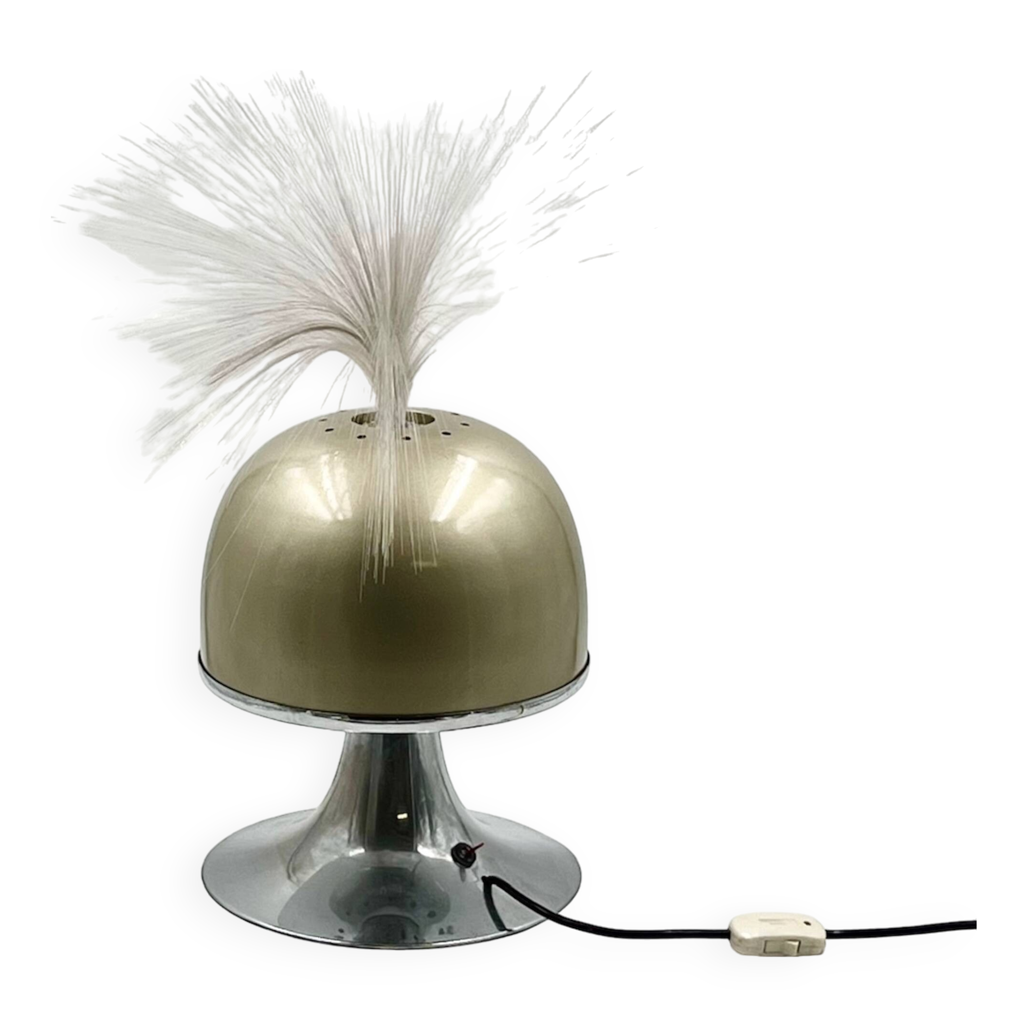 Vintage 60s Ambient Light with Color Disc and Metal Base