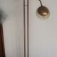 Vintage reader lamppost with 2 flexible arms