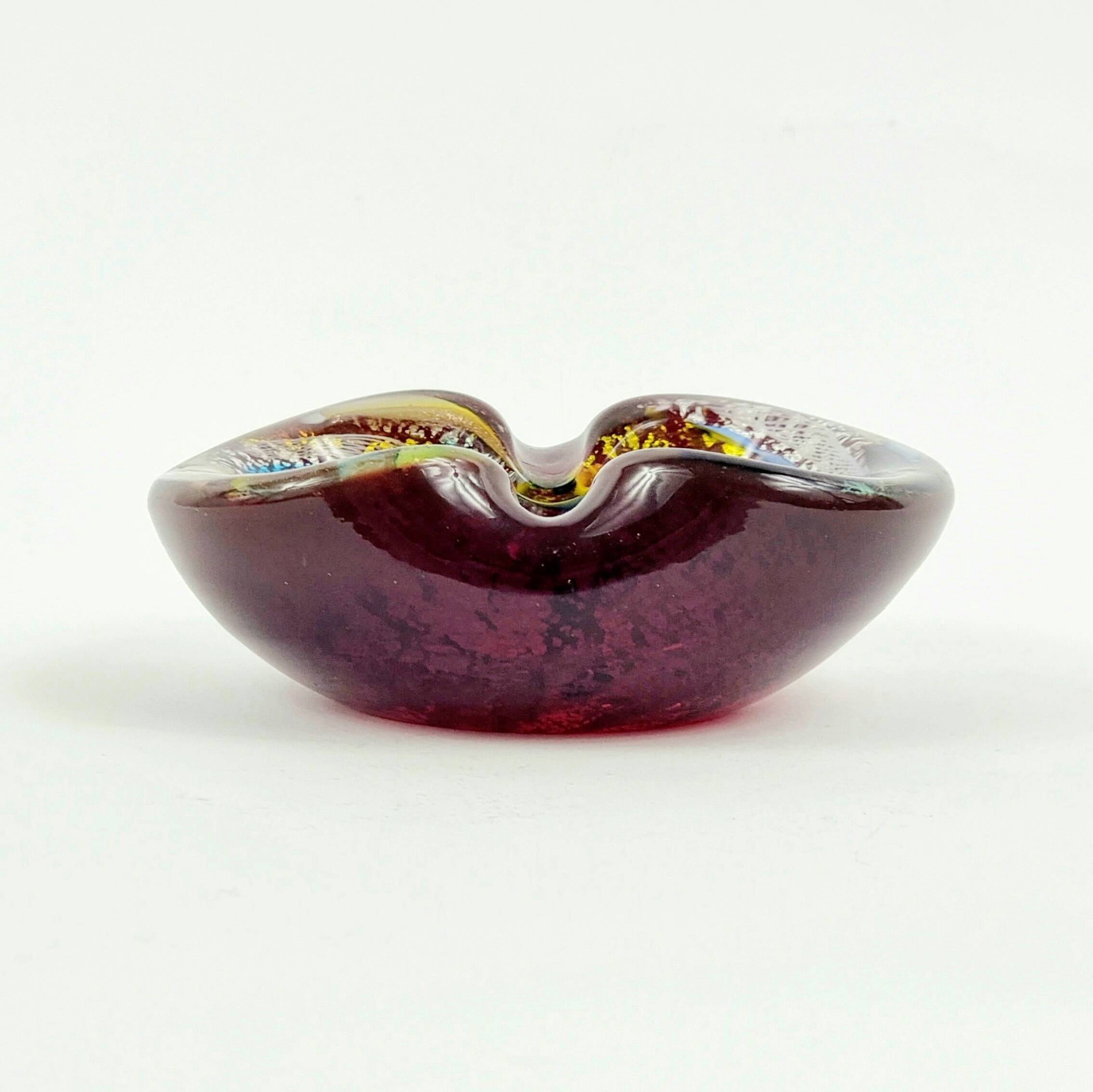 Cendrier en verre de Murano 'Tutti Frutti' par Dino Martens, 1960