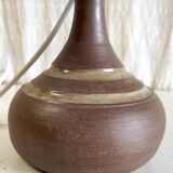 Table lamp with ceramic (stoneware) base - mid 20th century.