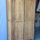 Renovated Parisian wardrobe in raw solid wood