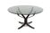 Metal and glass coffee table, Sweden, 1970s