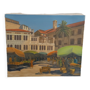 Peinture à l'huile originale - nice