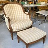 Louis XV shepherdess armchair