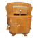 Art Deco bedside table from the 1930s, wooden marble vintage nightstand.