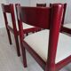 5× cassina carimate chairs door vico magistretti
