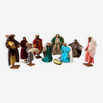 Wax nativity scenes