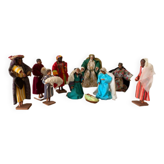 Wax nativity scenes