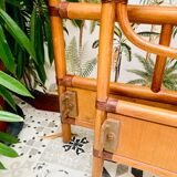 Vintage rattan bed