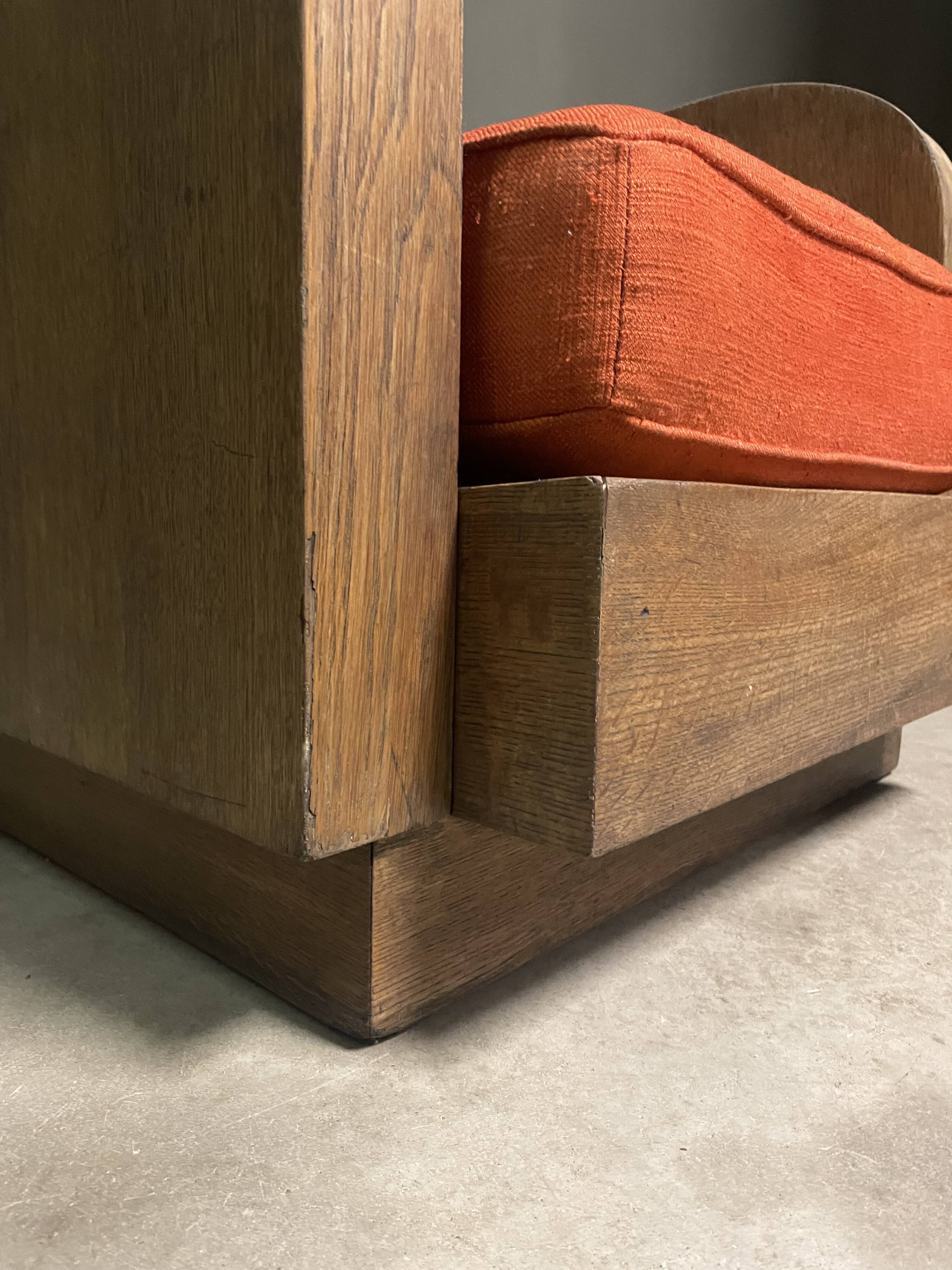 1920's art deco lounge chair