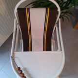 Vintage high-top folding child chair