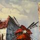Caroline Burnett (1877-1950) Oil on canvas - Parisian Scene Moul