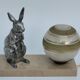 Old bedside lamp art deco nightlight rabbit dlg benjamin rabier