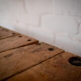 Palette de table basse vintage de menuiserie
