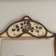 Majolika ceramic mirror, 1950-60