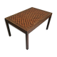 Table low vintage inlaid