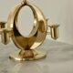 Swedish Brass Candelabra by Arthur Pe Kolbäck