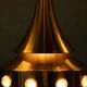 Danish space age suspension design, vintage pendant from the sixties.