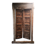 Old door with Indian frame