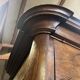 Very beautiful and old carved wooden wardrobe from the 19th century, small size, height 211 cm.