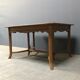 Dutch oak kitchen table in art deco style from the 1930s