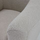 1970s Restored Armchair in Boucle Fabric