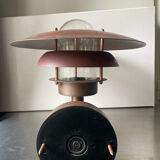 Classic danish mcm outdoor wall lamp in copper