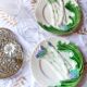 2 Assiettes en barbotine, asperges & artichaut