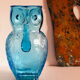 Pitcher vintage blue owl
