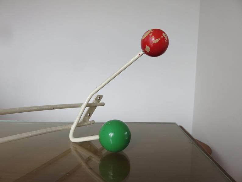 Coat door 8 patères balls color 50 60