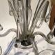 Murano glass chandelier shaped old drop 6 vintage branches