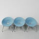 Set de 3 chaises Turtle Club by Matteo Thun pour Sedus