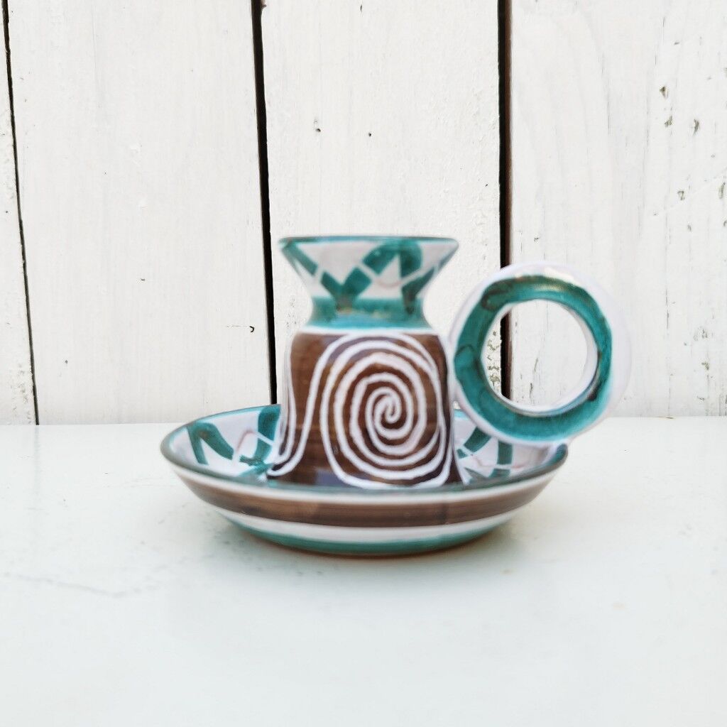 Ceramic candle holder Robert Picault Vallauris